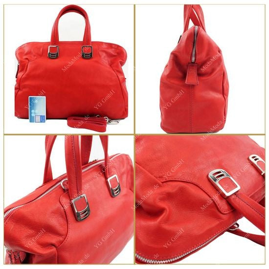 ital. Handtasche Tragetasche Shopper Echt Nappaleder Tasche T03
