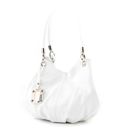 modamoda de 228 Damen Leder Schultertasche Hobo bag handmade in Italy
