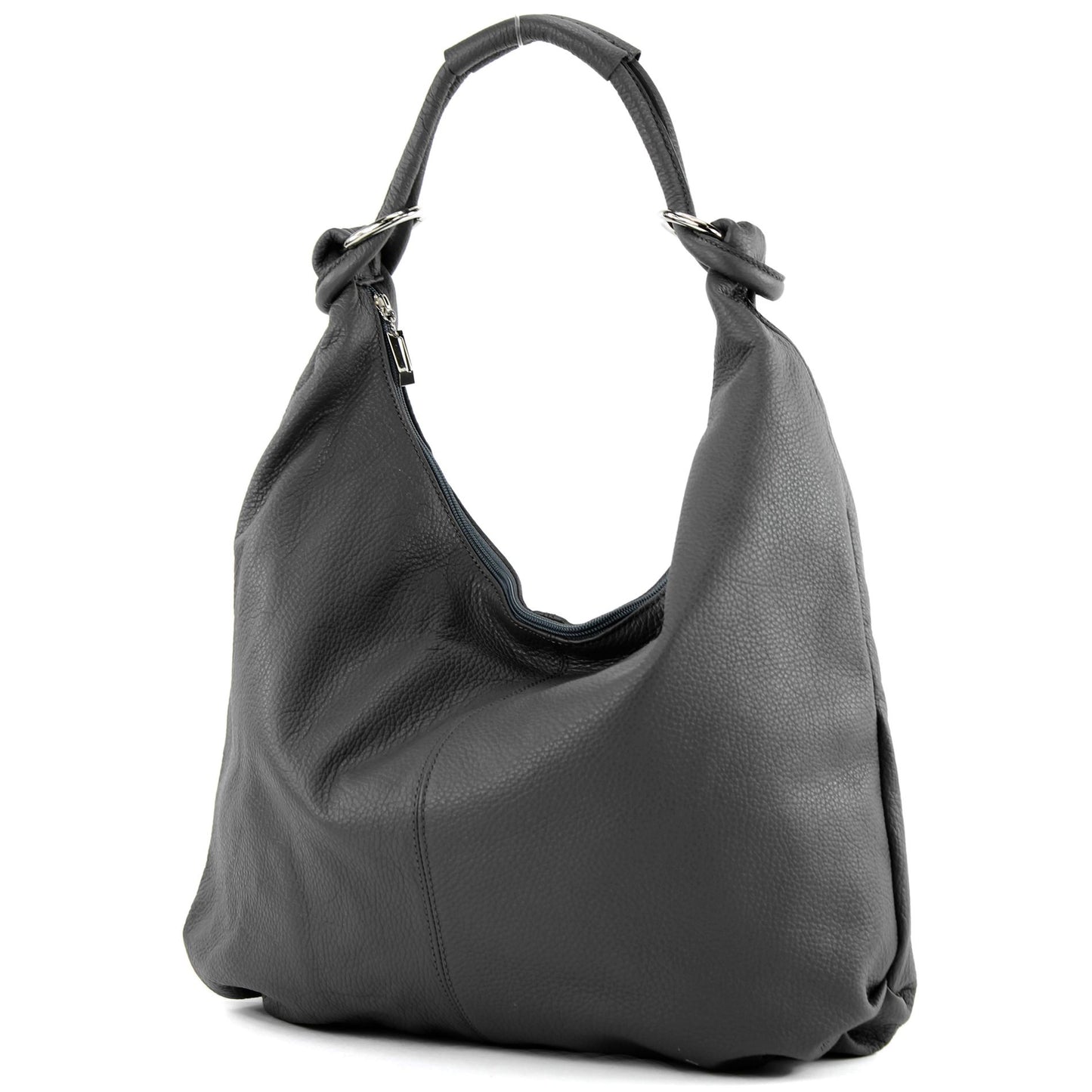 modamoda de 337 Damen Leder Schultertasche Shopper Large handmade in Italy
