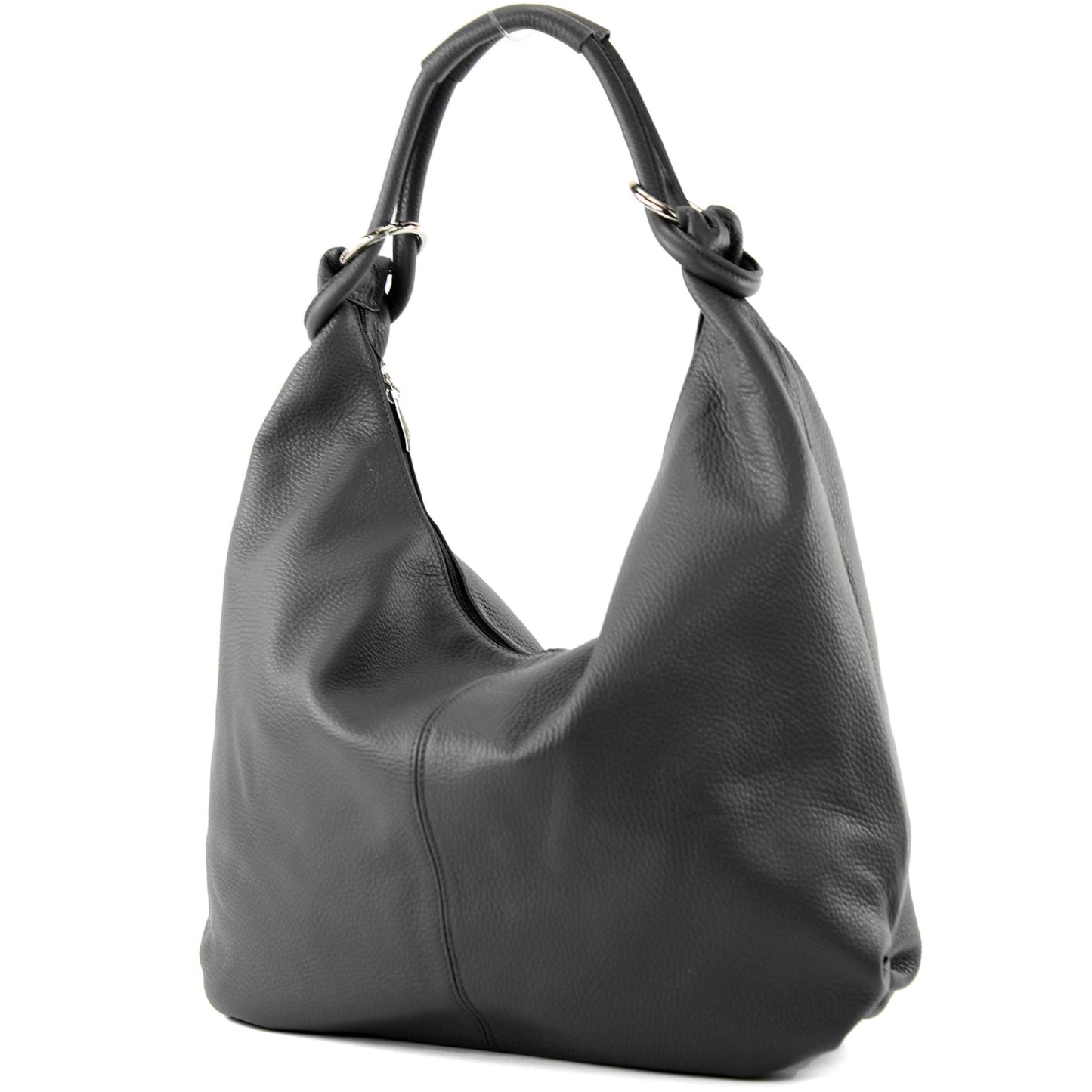 modamoda de 337 Damen Leder Schultertasche Shopper Large handmade in Italy