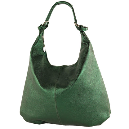 modamoda de 337 Damen Leder Schultertasche Shopper Large handmade in Italy