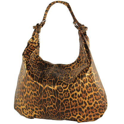 modamoda de 337 Damen Leder Schultertasche Shopper Large handmade in Italy