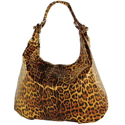 modamoda de 337 Damen Leder Schultertasche Shopper Large handmade in Italy