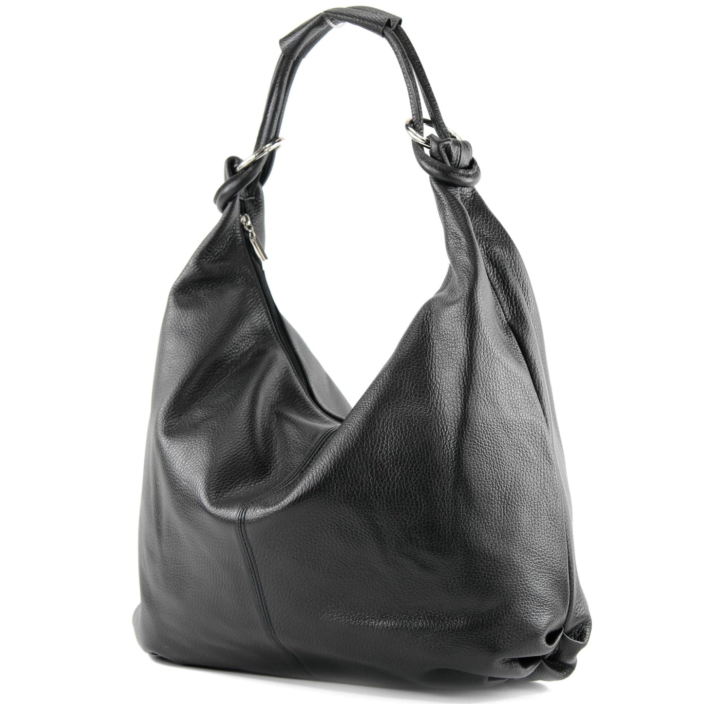 modamoda de 337 Damen Leder Schultertasche Shopper Large handmade in Italy