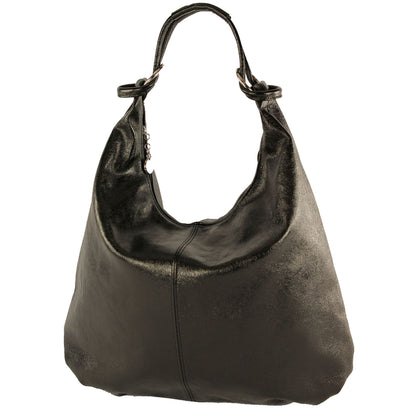 modamoda de 337 Damen Leder Schultertasche Shopper Large handmade in Italy