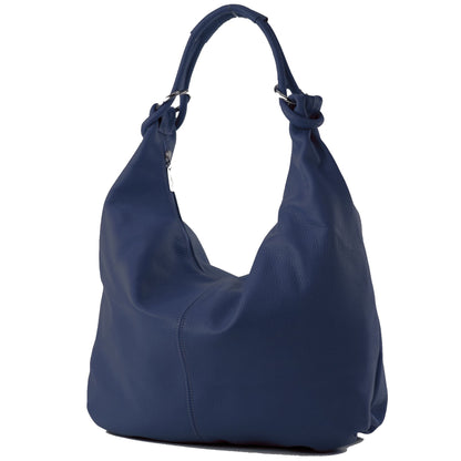 modamoda de 337 Damen Leder Schultertasche Shopper Large handmade in Italy