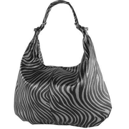 modamoda de 337 Damen Leder Schultertasche Shopper Large handmade in Italy