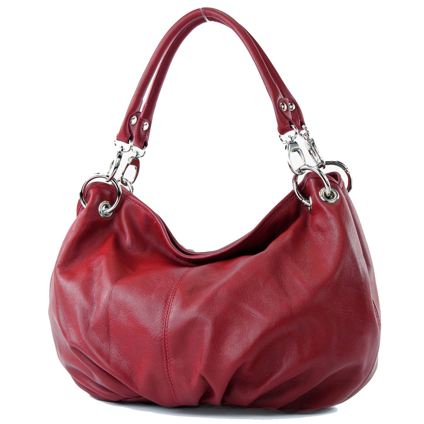 modamoda de IT40 Damen Leder / Nappaleder Schultertasche Hobo Bag handmade in Italy