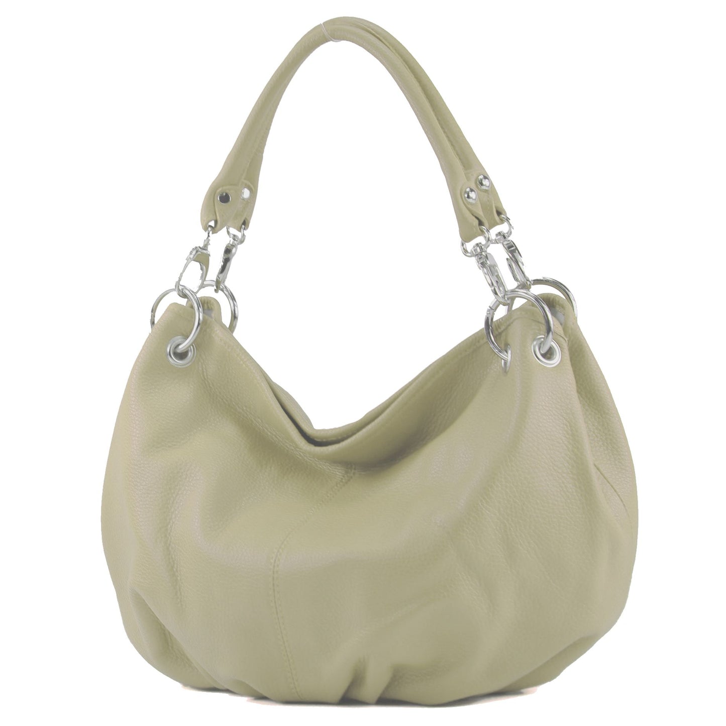 modamoda de IT40 Damen Leder / Nappaleder Schultertasche Hobo Bag handmade in Italy