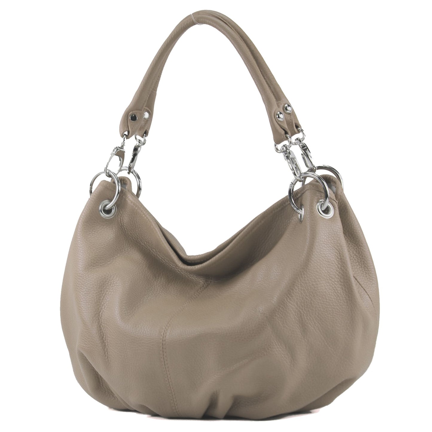 modamoda de IT40 Damen Leder / Nappaleder Schultertasche Hobo Bag handmade in Italy