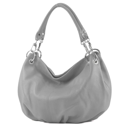 modamoda de IT40 Damen Leder / Nappaleder Schultertasche Hobo Bag handmade in Italy