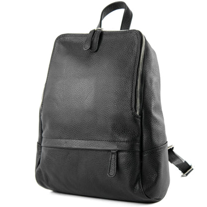 modamoda de T138 Damen Leder Rucksack Handtasche handmade in Italy