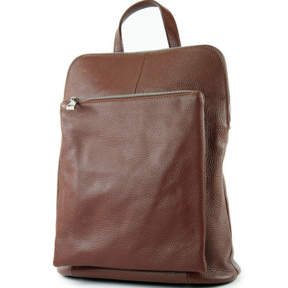 modamoda de T141 Damen Leder Rucksack Damentasche Schultertasche handmade in Italy