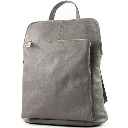 modamoda de T141 Damen Leder Rucksack Damentasche Schultertasche handmade in Italy