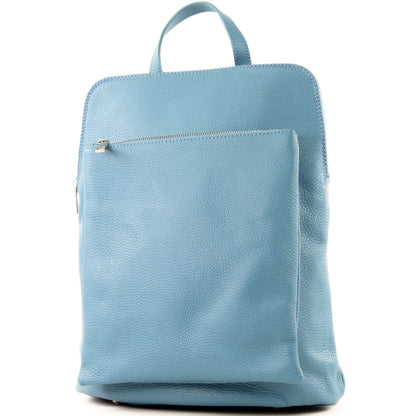 modamoda de T141 Damen Leder Rucksack Damentasche Schultertasche handmade in Italy