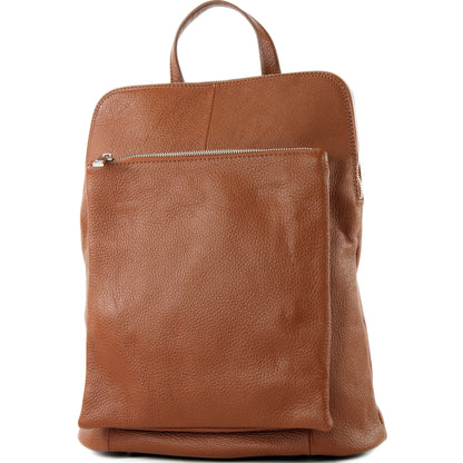 modamoda de T141 Damen Leder Rucksack Damentasche Schultertasche handmade in Italy