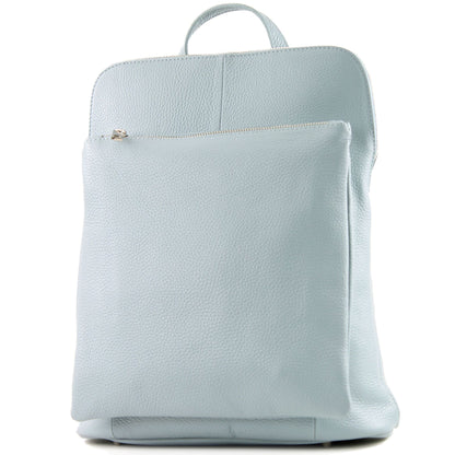 modamoda de T141 Damen Leder Rucksack Damentasche Schultertasche handmade in Italy