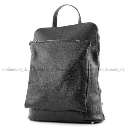 modamoda de T141 Damen Leder Rucksack Damentasche Schultertasche handmade in Italy