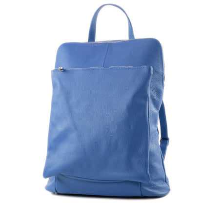 modamoda de T141 Damen Leder Rucksack Damentasche Schultertasche handmade in Italy