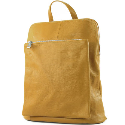 modamoda de T141 Damen Leder Rucksack Damentasche Schultertasche handmade in Italy