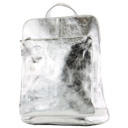modamoda de T141 Damen Leder Rucksack Damentasche Schultertasche handmade in Italy