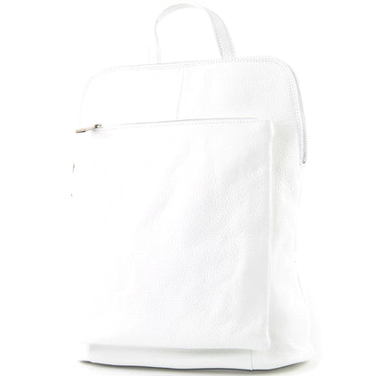 modamoda de T141 Damen Leder Rucksack Damentasche Schultertasche handmade in Italy
