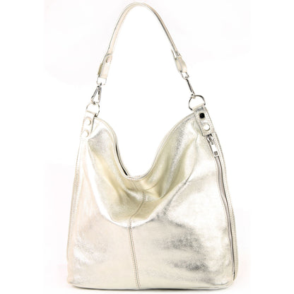 modamoda de - T177 -  ital. Damen Schultertasche aus Leder