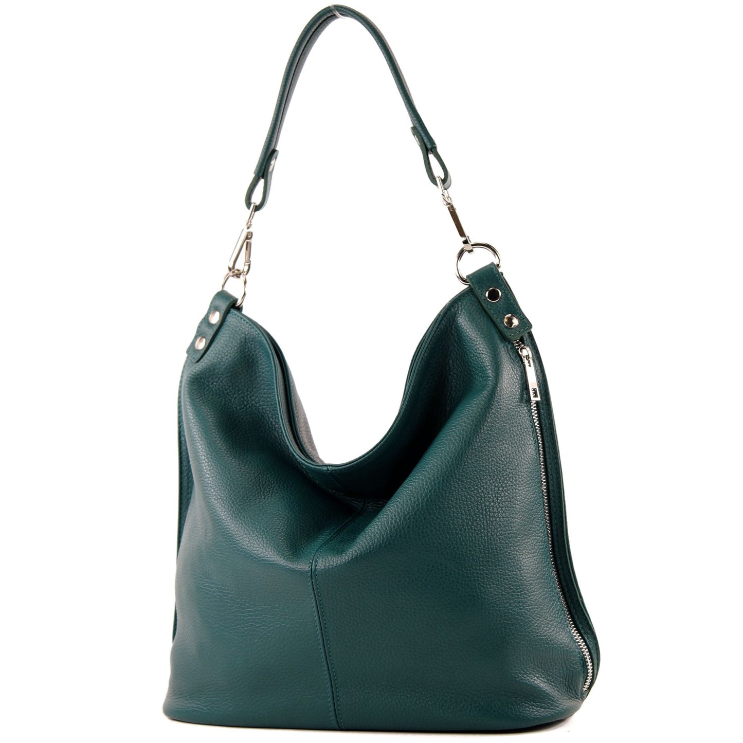 modamoda de - T177 -  ital. Damen Schultertasche aus Leder