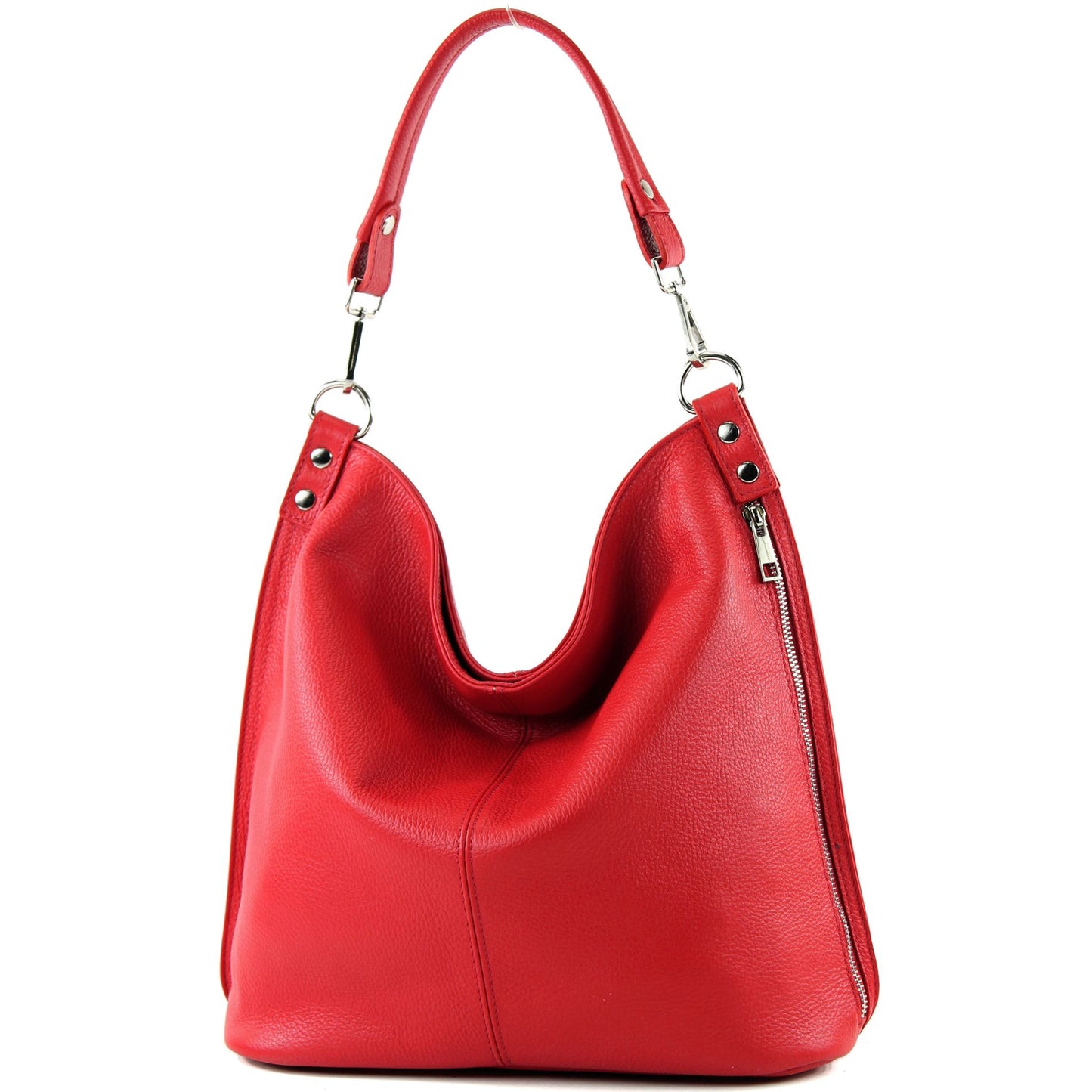 modamoda de - T177 -  ital. Damen Schultertasche aus Leder