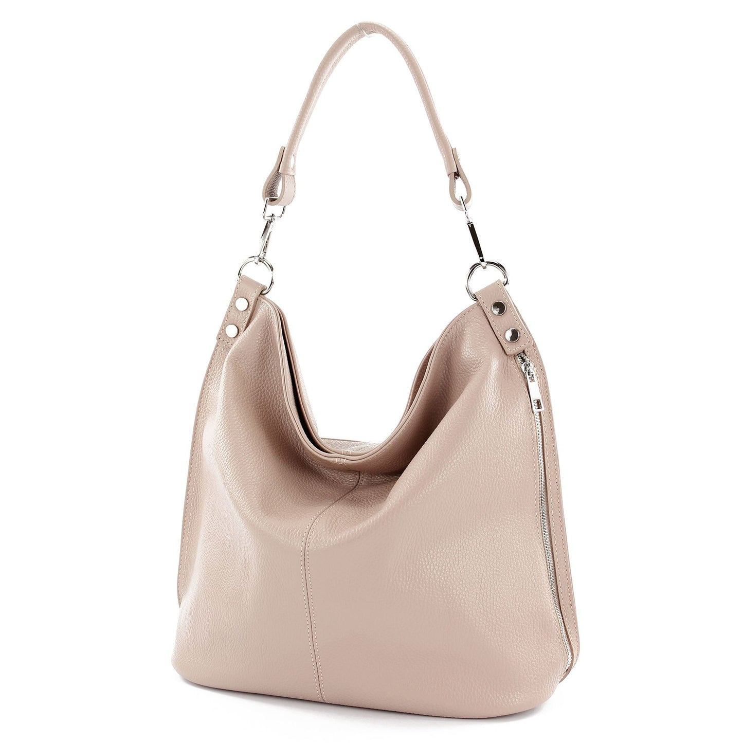 modamoda de - T177 -  ital. Damen Schultertasche aus Leder