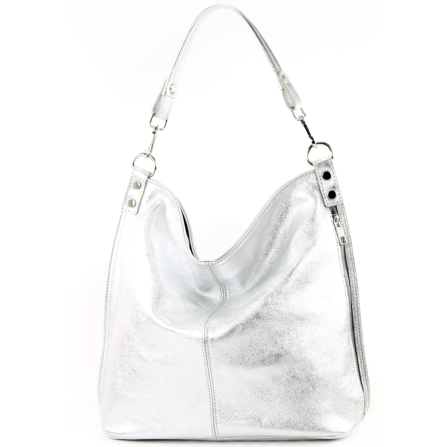 modamoda de - T177 -  ital. Damen Schultertasche aus Leder