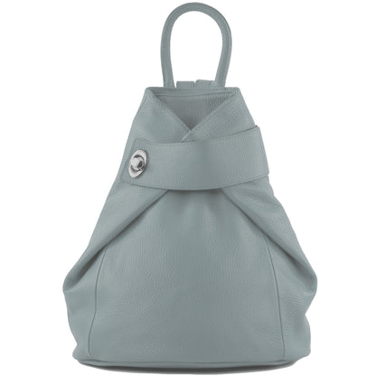 modamoda de - T179 - ital: Damen Rucksack Tasche aus Leder