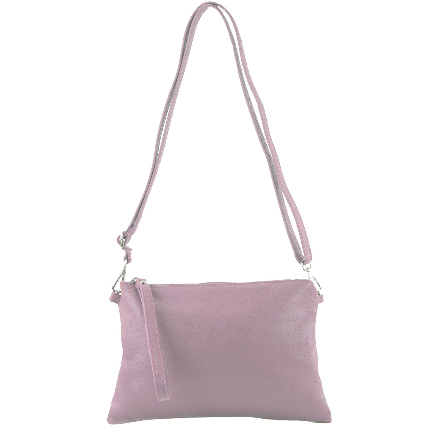 modamoda de T186 Damen Leder Clutch Umhängetasche Abendtasche handmade in Italy