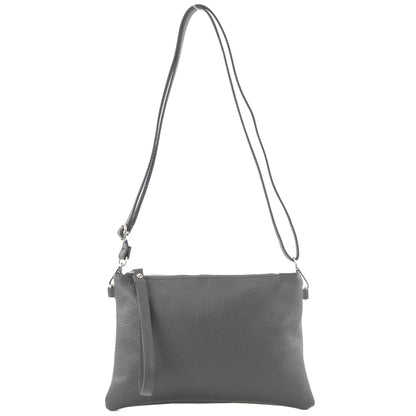 modamoda de T186 Damen Leder Clutch Umhängetasche Abendtasche handmade in Italy