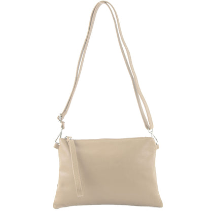 modamoda de T186 Damen Leder Clutch Umhängetasche Abendtasche handmade in Italy