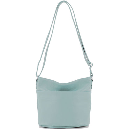 modamoda de T198 kleine Damen Leder Umhängetasche Schultertasche handmade in Italy