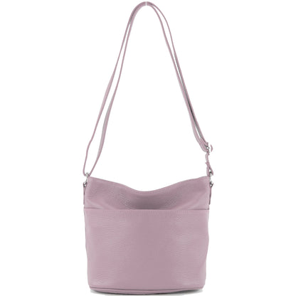 modamoda de T198 kleine Damen Leder Umhängetasche Schultertasche handmade in Italy