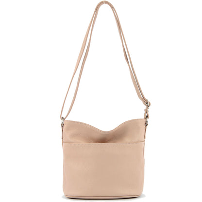 modamoda de T198 kleine Damen Leder Umhängetasche Schultertasche handmade in Italy