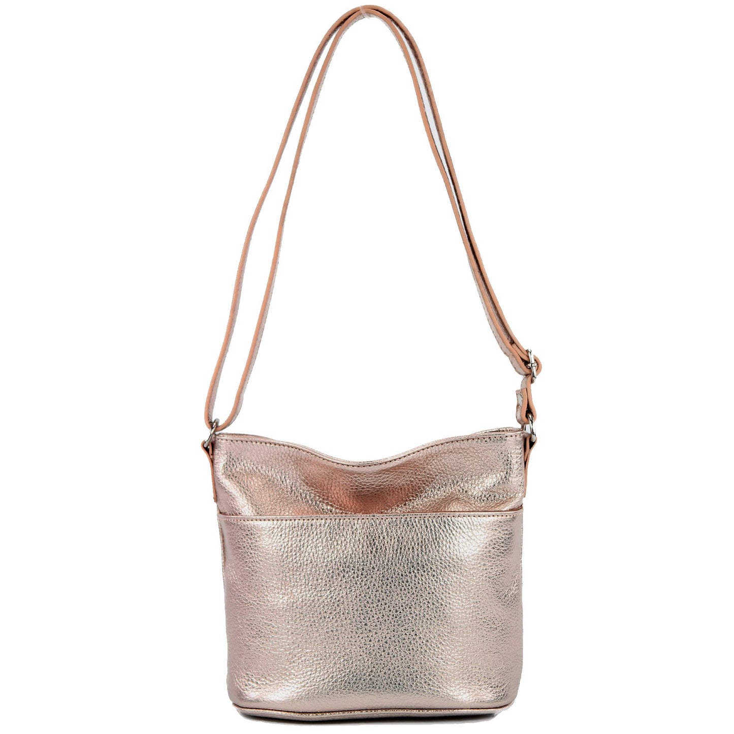 modamoda de T198 kleine Damen Leder Umhängetasche Schultertasche handmade in Italy