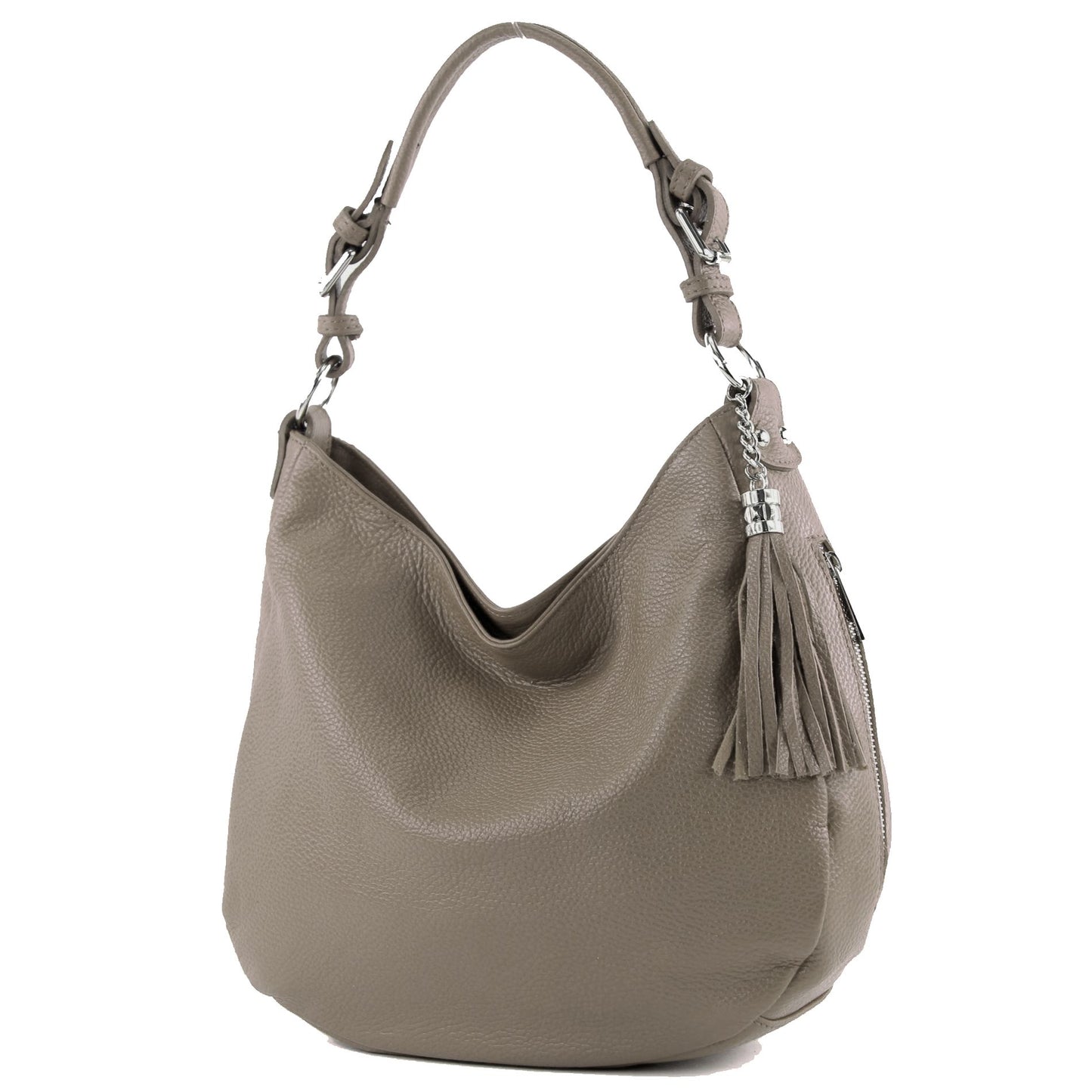 modamoda de T200 Damen Leder Schultertasche Henkeltasche handmade in Italy