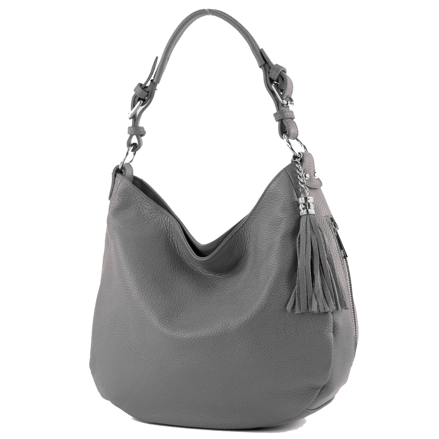 modamoda de T200 Damen Leder Schultertasche Henkeltasche handmade in Italy