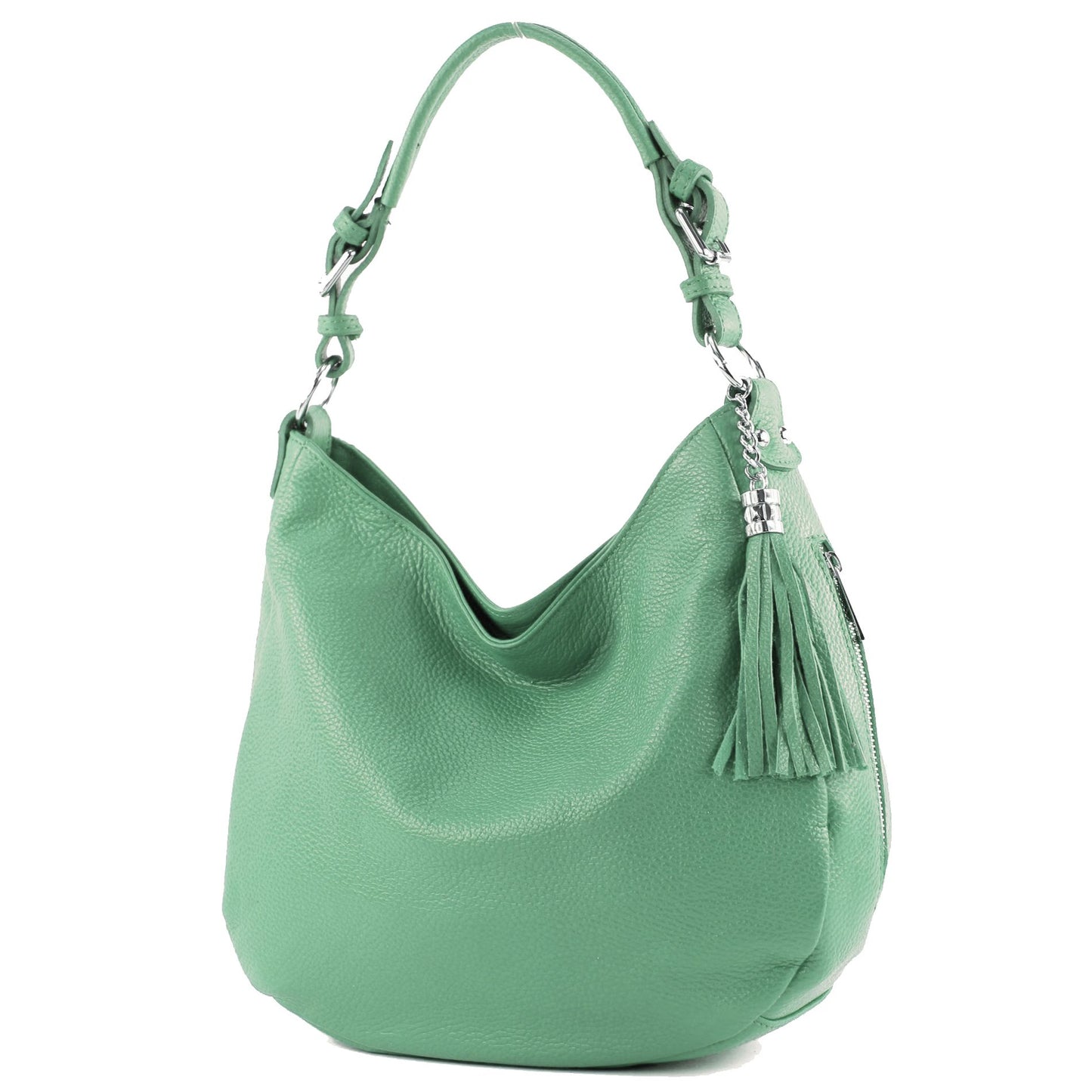modamoda de T200 Damen Leder Schultertasche Henkeltasche handmade in Italy
