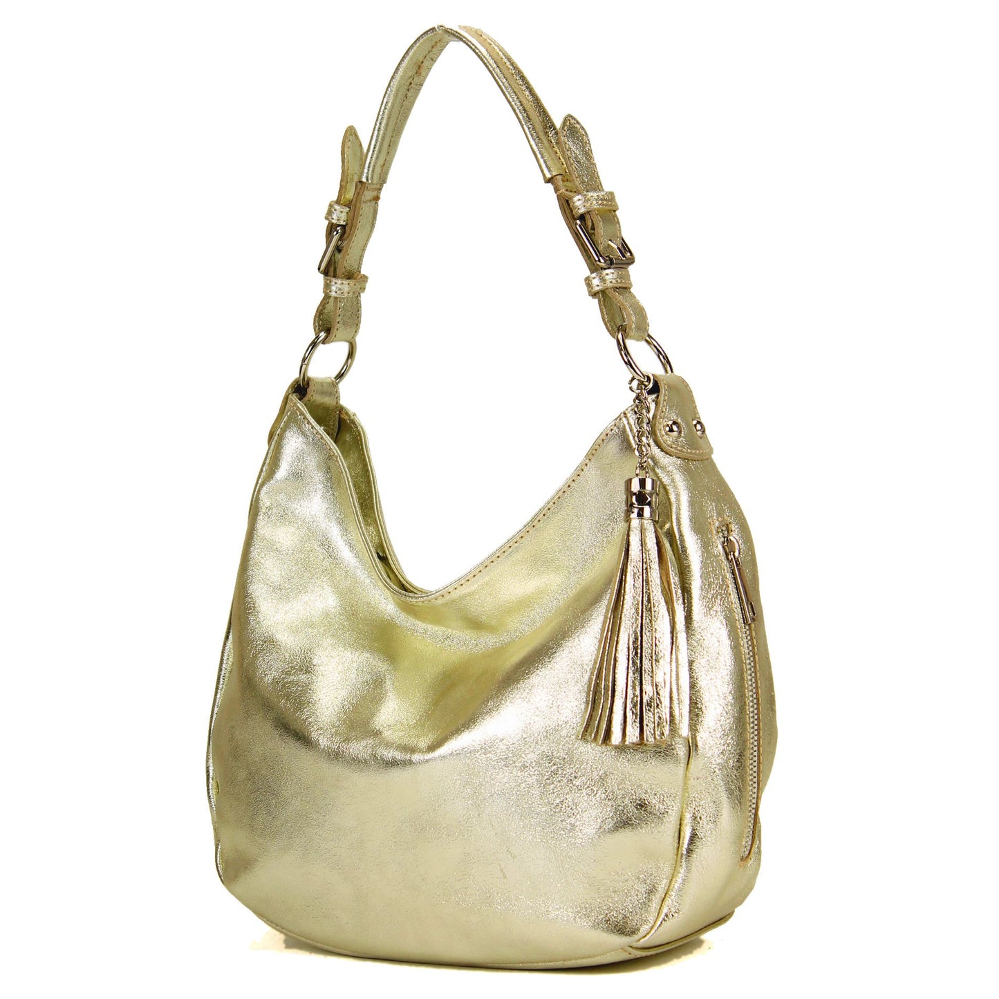 modamoda de T200 Damen Leder Schultertasche Henkeltasche handmade in Italy