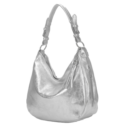 modamoda de T200 Damen Leder Schultertasche Henkeltasche handmade in Italy