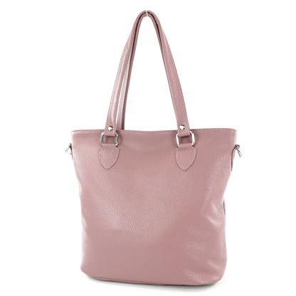 modamoda de - T215 -  Italienische Ledertasche Shopper Large