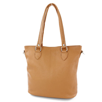 modamoda de - T215 -  Italienische Ledertasche Shopper Large