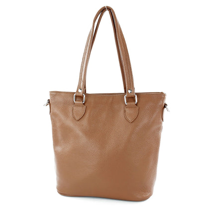 modamoda de - T215 -  Italienische Ledertasche Shopper Large