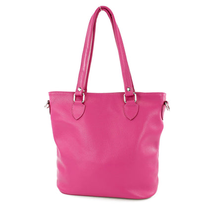 modamoda de - T215 -  Italienische Ledertasche Shopper Large