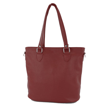 modamoda de - T215 -  Italienische Ledertasche Shopper Large