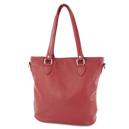 modamoda de - T215 -  Italienische Ledertasche Shopper Large